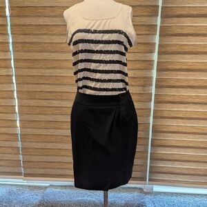 White House Black Market Elegant Black Mini Skirt